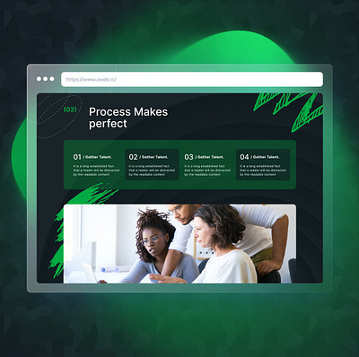 UiSection - Features features green header green landing page site ui ui section ui ux web design