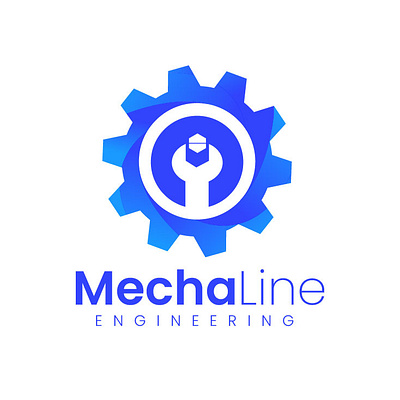MechaLine Logo best logo branding creative logo engine engineering graphic design logo logos mecha logo mechaline logo mechanical logo mechatech logo tech technology