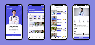 Doctor Appointment App UI app typography ui ux