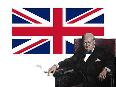 Mr Churchill artwork england greatbritany london mrchurchill paint trends winstonchurchill