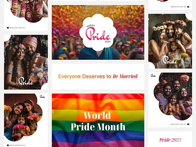 Happy India Pride 2023 branding drag queen gay graphic design hello dribbble pride india wedding indian gay wedding card indiaqueer marriage lgbtq love pride rainbow same sex marriage social media template wedding