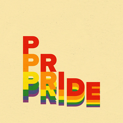 Pride 2d 2d animation animation colourful design kinetic typography lgbt lgbtq motion graphics pride rainbow type typography