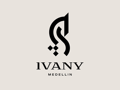 IVANY Logo Design bold branding clothing design fashion horse logo logotype simple