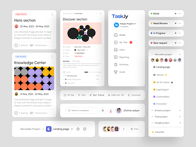 Task Management UI Component component dashboard dashboard design design management management dashboard product product design productivity project management project manager project tracking task task dashboard task management task management dashboard tracking ui ui component ui design