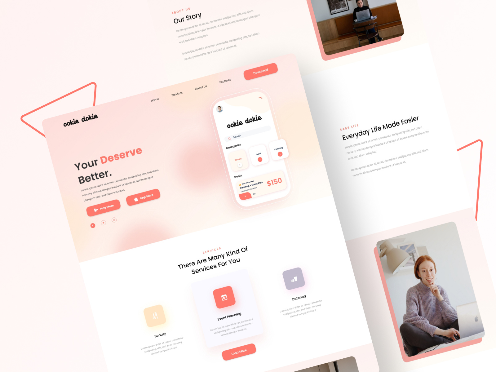 Event website design UI UX by M Awais on Dribbble