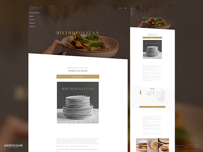 Bistropolitan restaurant website webdesign wordpress