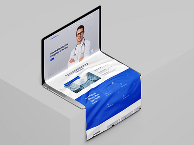 AriaWell Healthcare Web Design Project animation ui
