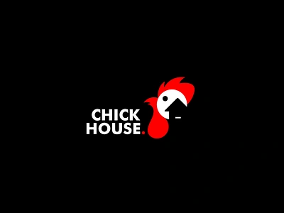 Chick House Logo 3d animation app branding design flat graphic design icon illustration illustrator logo logo design minimal minimalistic typography ui ux vector web website