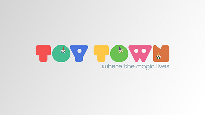 Toy Store - Day 49/50_Round 2 branding dailylogochallenge dailylogochallenge day49 design dlc gnomes illustrator logo toy store logo toy town vector