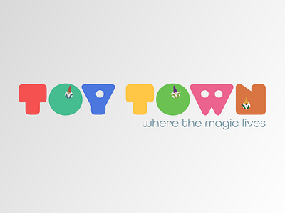 Toy Store - Day 49/50_Round 2 branding dailylogochallenge dailylogochallenge day49 design dlc gnomes illustrator logo toy store logo toy town vector