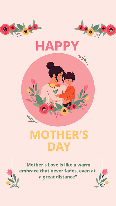 Mother's Day Instagram Story! 3x1 grid 3x1 gride design designing figma graphic design instagram mothers day posts social media stories vectors