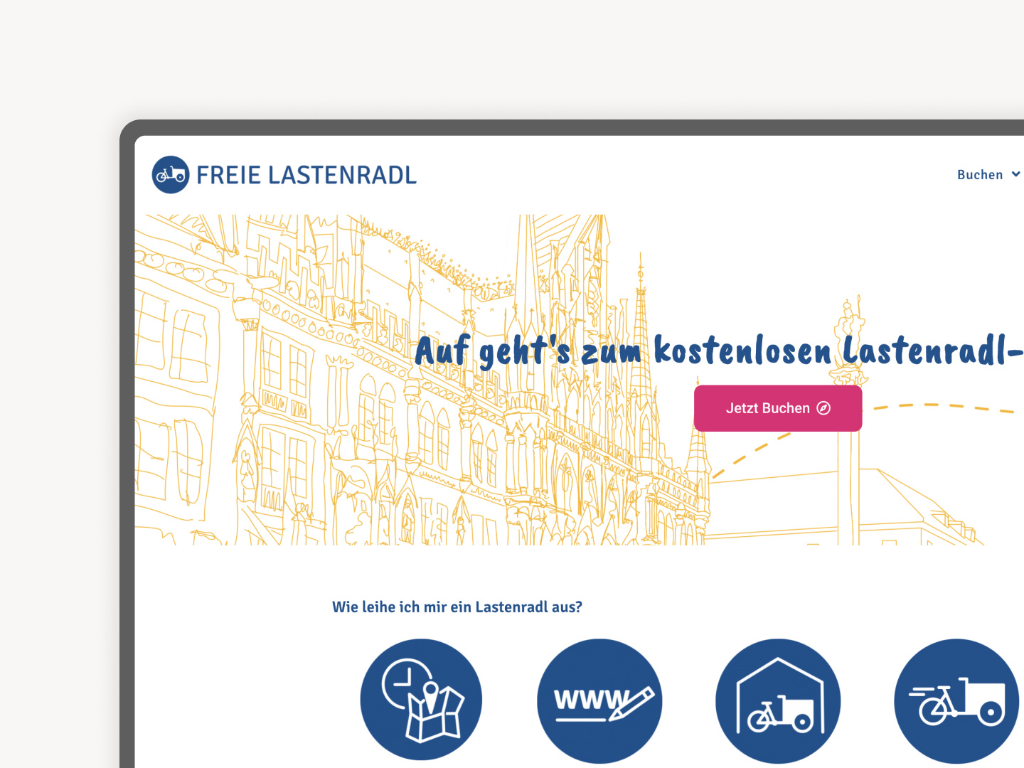 Cargo Bike Rental site by Veronika Afrassca on Dribbble