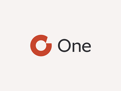 One - Wealth Management platform logo branding interface logo ui