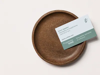 corporate naturopath branding branding business card logo