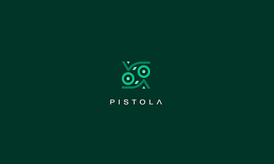 Pistola Nature Logo, Embracing the Wild Beauty 3d animation app branding design flat graphic design icon illustration illustrator logo logo design minimal minimalistic typography ui ux vector web website