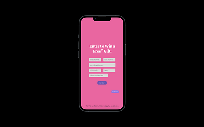 Daily UI Day 97 - Giveaway app daily ui daily ui day 97 daily ui giveaway dailyui day 97 design giveaway ui ux