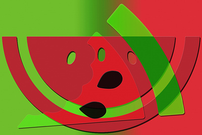 Watermelon Slices cutouts delicious fruit fruits illustration juicy melons sliced summer summertime watermelon watermelon slices