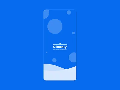 Splash Screen 093 cleaners cleanly dailyui dry laundry mobile screen splash splash screen ui uidesign