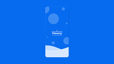 Splash Screen 093 cleaners cleanly dailyui dry laundry mobile screen splash splash screen ui uidesign