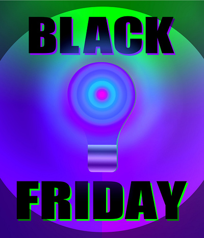 Black Light Friday black light comical friday funny glow humor neon party partying play on words satire satirical seasonal shopping