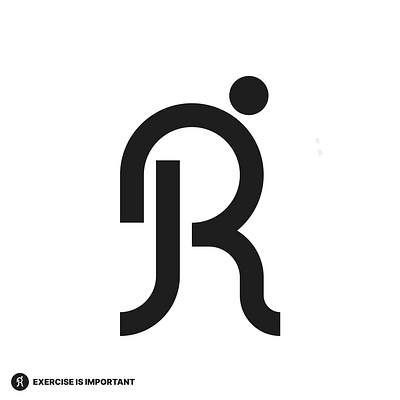 RUN branding design exercise logo run workout