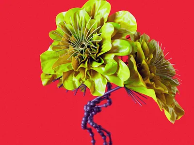 Flower_04 animation art earth eco gif illustration motion nature plastic real