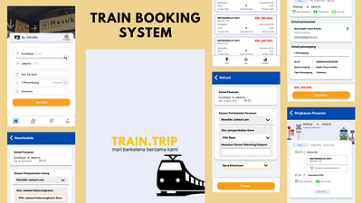 Train Booking System ui