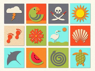 Cut Paper Style Illustrator_BRD_6-19-23 graphic design illustrator paper texture vector