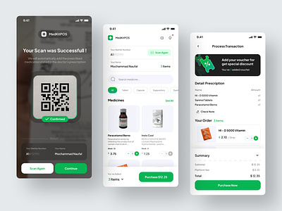 Pharmacy Mobile App Order app bills design healty hospital ios mobile mobile app order order app payment pharmacy point of sale pos system shopping ui uiux ux