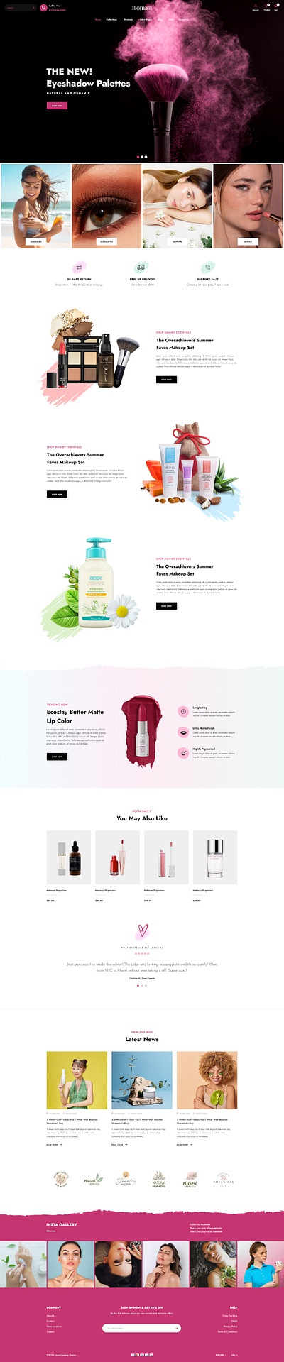 Mate - Beauty & Cosmetics Shopify Theme design dropshipping illustration shopify shopify store shopify template shopify theme ui web design website design