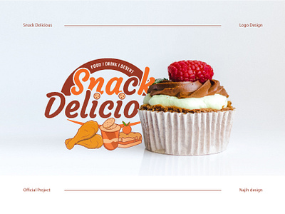 Snack Delicious Logo Design branding design graphic design icon illustration logo vector