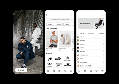 Fashion App - Design Concept - UI UX app appdesign design fashion mobile ui uidesign ux
