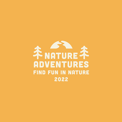 Nature Adventures Logo Design adventures autumn camp nature