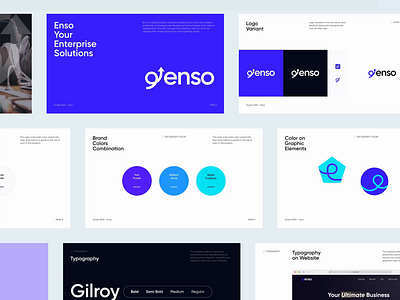 Enso – Guidelines animation app design brand guideline branding design enterprise graphic design homepage illustration logo marketing motion graphics ui ux vector website