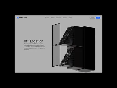 NetNation Product Page 3d animation branding cloud dao data design geometry graphic design illustration logo motion graphics server ui visual
