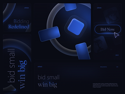 NFTBidz by SummonLabs branding design graphic design logo typography ui