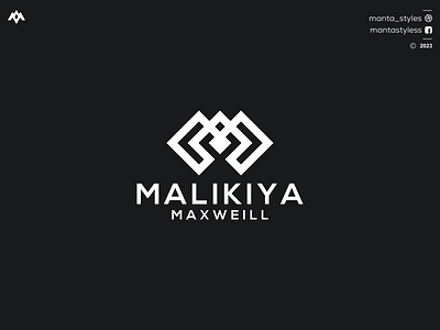 MALIKIYA MAXWEILL branding design icon letter logo m icon m initial logo m logo minimal
