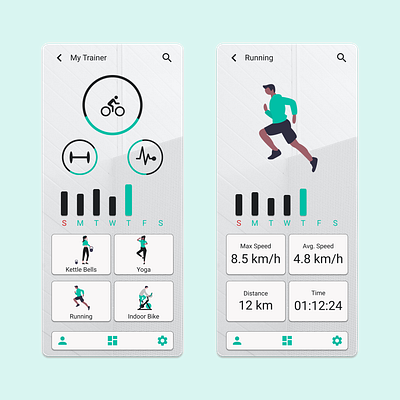 Daily UI 041 - Workout Tracker dailyui design ui uidesigner ux workout