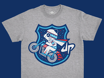 Astropanda Tee america bike cape cycle dude perfect evel kinevel fire flag flame graphic tee moto motorcycle panda route 66 shirt stars t shirt tee usa