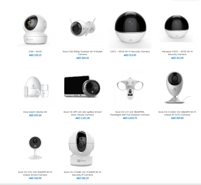 Features and Benefits of EZVIZ Smart Security Camera by NIDA on Dribbble