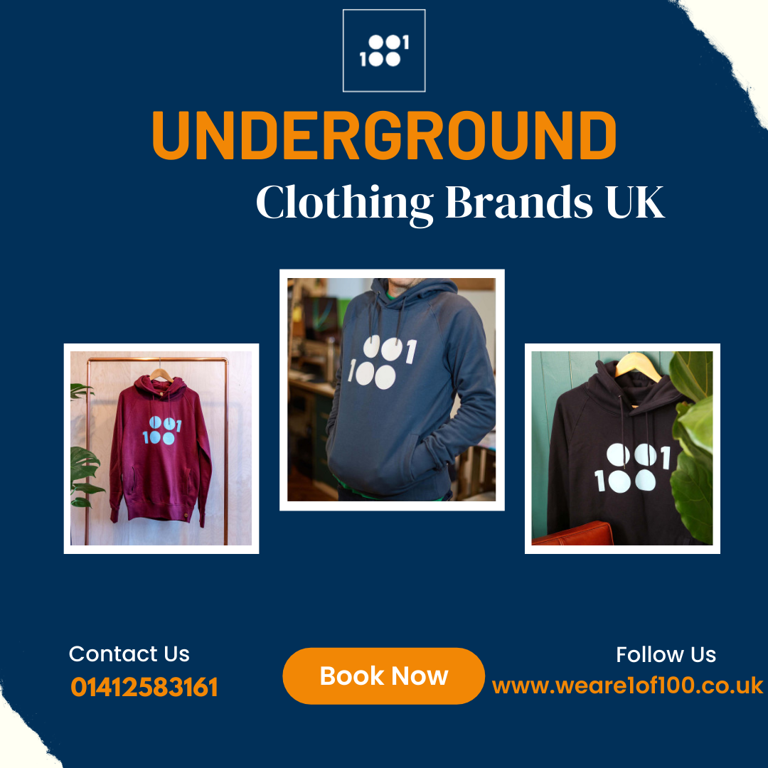 Get to Know the Most Promising Underground Clothing Brands by We are 1