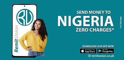 Send Money To NIGERIA branding design graphic design illustration