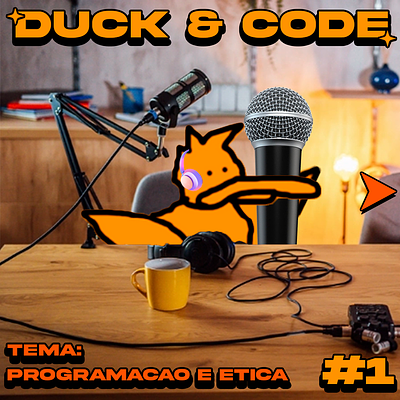 duck_code_podcast code duck instagram livestream orange podcast programming youtube