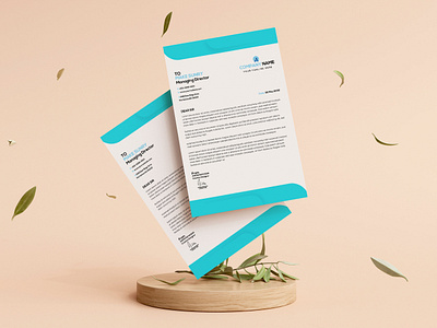 Letter Head Flyer Design advertisement banners brandidentity branding clean design clein design flyer desig graphic design illustration logo markating modern motion graphics new design publish shop social trend vector