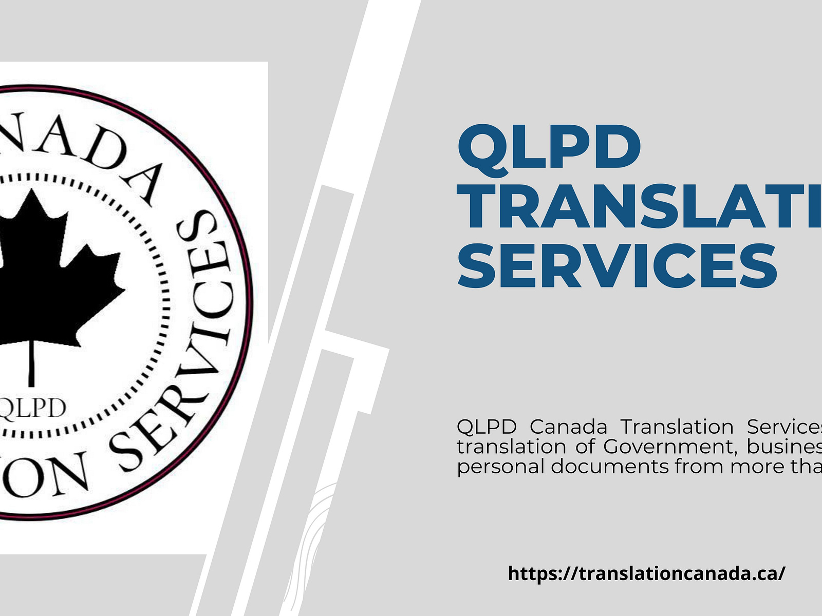 QLPD Canada Translation Services by QLPD Translation Services on Dribbble