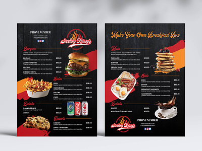 Sizzling Kissy's Menu Design 5 star art art menu creative graphic design kindlecover menu menu art menu design professional restaurant menu