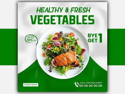 Restaurant social media food design ads branding design discount illustration instagram post post restaurant sale social media web ads web banner