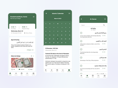Mu'min Manual - An Islamic Lifestyle Toolkit app branding design illustration islam islamic islamicapp logo mobile mobile ui quran ui