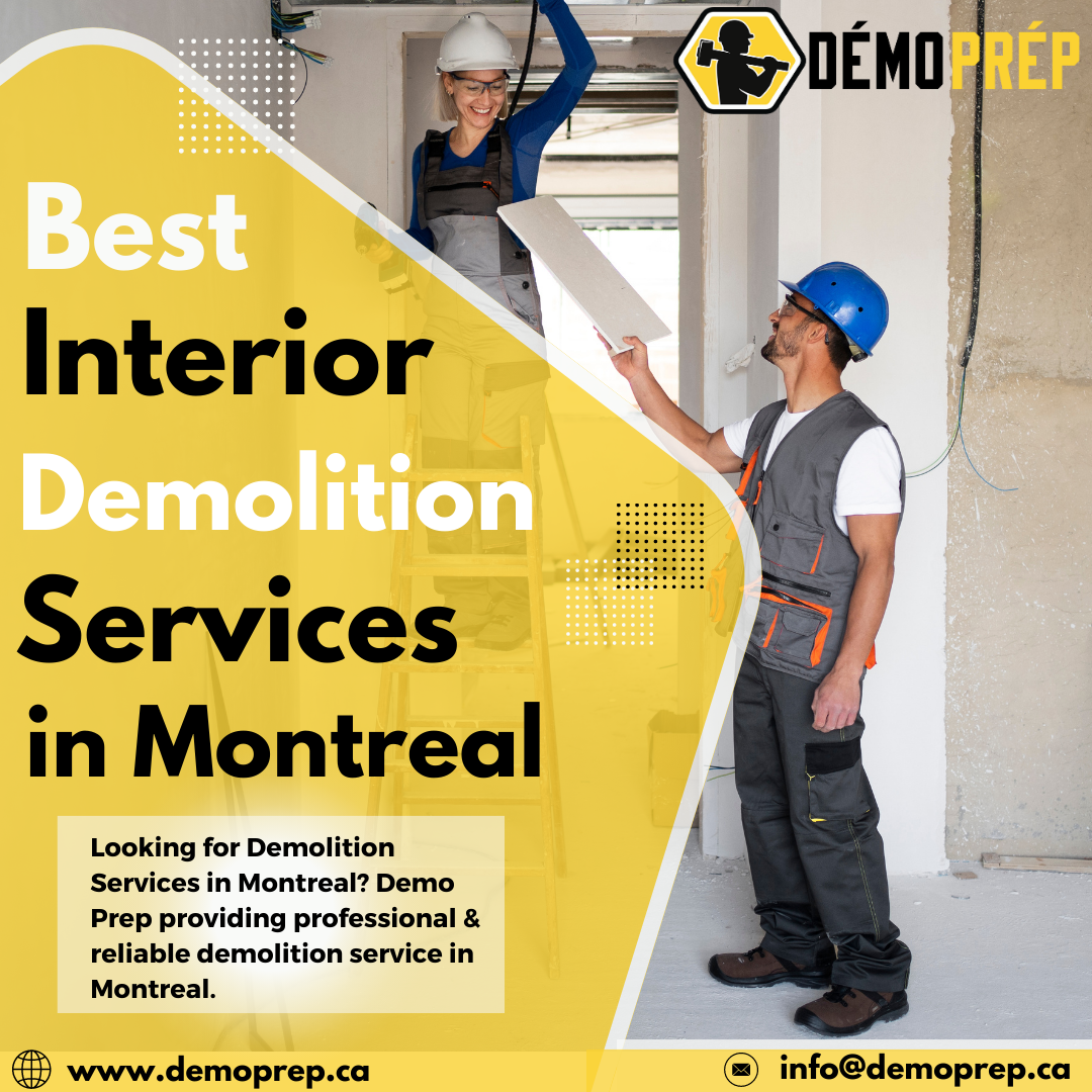 Transform Your Space with Expert Interior Demolition in Montreal by