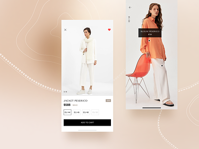 Fashion store mobile app | Concept app clothes design e com e commerce fashion interface item card lookbook minimalism mobile app retailer shop ui ux